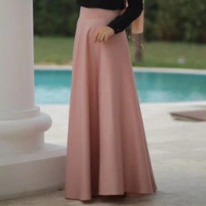 Blush Pink Long Skirt